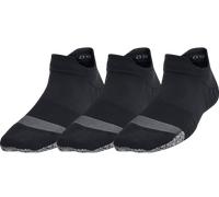 Calze Under Armour Breathe No Show Tab da donna - Confezione da 3 paia Nero / Nero / Jet Grigio TAGLIA UNICA