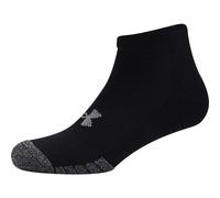 Under Armour Calze HeatGear Lo Cut, nero/grigio