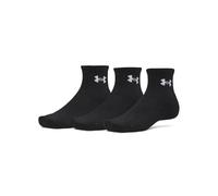 Set di calzini Under Armour Performance Cotton 3P Qtr Dimensioni dei calzini: 47,5 - 50,5 / Colore: nero