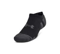 Under Armour Calzini unisex UA Performance Tech No Show, traspiranti e supporto per arco plantare, Nero-grigio jet, Large