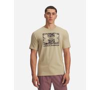 Under Armour Camo Boxed Logo M - T-shirt - Uomo - Beige M