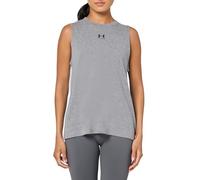 Under Armour Canotta da Donna Rival Muscle, (026) Castlerock / / Nero, L