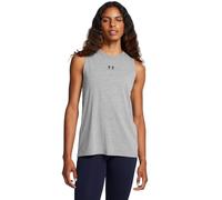 Under Armour Canotta da Donna Rival Muscle, (026) Castlerock / / Nero, S