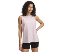 Under Armour Canotta da Donna Rival Muscle, (648) Prime Pink / / Bianco, S