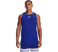 Under Armour Canotta Uomo Baseline Cotone, (400) Royal / / Bianco, L