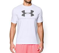 Under Armour, Cc Sportstyle Logo, Maglietta A Maniche Corte, Uomo, Bianco (White/Blue-Gray/Graphite 100), M