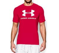 Under Armour, CC Sportstyle Logo, Maglietta A Maniche Corte, Uomo, Rosso (Red/Steel/White 600), XXL
