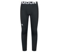 Under Armour UA CG Armour Leggings, leggings uomo termici ultra caldi, legging de sport con elasticità in 4 direzioni e tecnologia anti-odore, Nero / Bianco, MD