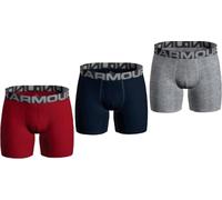 Under Armour Charged Boxer 6in 3er Pack Boxer XL Rosso