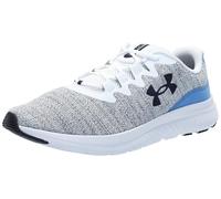 Under Armour Charged Impulse 3 Knit Scarpe da corsa da uomo, (110) Bianco/Blu Orizzonte/Blu Mezzanotte, 42.5 EU