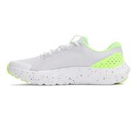 Under Armour Charged Pursuit 3 - Scarpe da Corsa da Donna con Logo Grande, Bianco Hyper Verde Nero, 37.5 EU