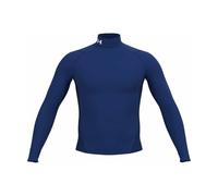 Under Armour ColdGear Compression Mock Uomo, Royal (400)/Bianco., M