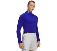 Under Armour ColdGear - Mock Aderente da Uomo, (400) Royal / / Bianco, L