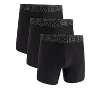 Under Armour Boxer da uomo Performance Tech 6in - Confezione da 3 - L Nero