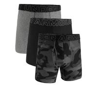 Under Armour Boxer Performance Tech-Camo Sub Confezione da 3 Grigio/Nero Uomo L