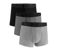 Under Armour Boxer Performance Tech 3" 3 pezzi Uomo Grigio/Grigio sfumato/Nero XL