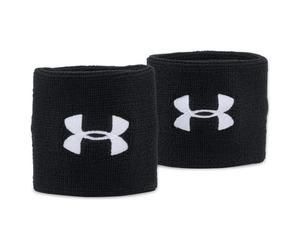 Under armour coppia di sweatband performance black