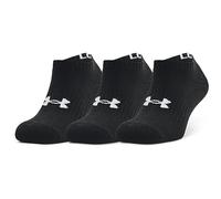 Under Armour Core No Show 3Pk Socks 1363241-001, Unisex socks, black, 47-50,5 EU