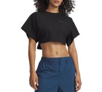 Under Armour Cropped Script Short Sleeve Magliette S Nero
