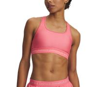 Reggiseno Under Armour Crossback Mid rosa chewing gum - XL