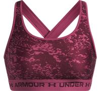 Under Armour Crossback Mid Print Top e Reggiseni L Viola