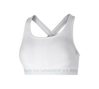 Under Armour Crossback Mid Reggiseni Sportivi Donna-Bianco,Grigio in bianco, Taglia: XS