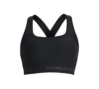 Under Armour Crossback Mid W - reggiseno sportivo medio sostegno - donna XS Black woman Ua Heatgear