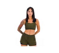 Under Armour Mid Crossback Sports Bra Verde XS Donna