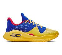 Under Armour Curry 4 Low Flotro - Uomo (Blu/Giallo/Nero)