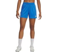 Under Armour Donna Challenger Knit Short, Shorts Sportivi Leggeri e ad Asciugatura Rapida, Pantaloncini Calcio, Allenamento, Palestra e Abbigliamento Casual,Blue Atlantis/High Vis Yellow,SM