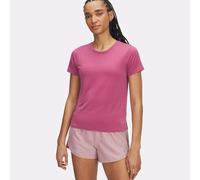 Under Armour Donna Launch Short Sleeve, Maglietta Manica Corta Traspirante per Corsa e Running, T-Shirt Sportiva con Dettagli Riflettenti per Una Maggiore visibilità,Fuchsia Dusk/Reflective,XS