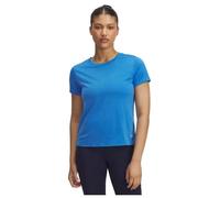 Under Armour Donna Launch Short Sleeve, Maglietta Manica Corta Traspirante per Corsa e Running, T-Shirt Sportiva con Dettagli Riflettenti per Una Maggiore visibilità,Blue Atlantis/Reflective,XS