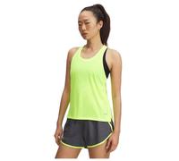 Under Armour Donna Launch Singlet, Canotta Palestra, Allenamento e Running, Canottiera Sportiva da Corsa Leggera con Retro in Stile Racer Classico,High Vis Yellow/Reflective,XL