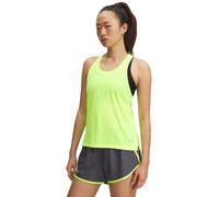 Under Armour Donna Launch Singlet, Canotta Palestra, Allenamento e Running, Canottiera Sportiva da Corsa Leggera con Retro in Stile Racer Classico,High Vis Yellow/Reflective,XL