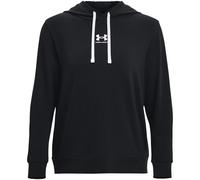 Under Armour donna Rival Terry Felpa con cappuccio nero/bianco (S)