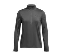 Under Armour Donna Tech 1/2 Zip- Solid, Maglia Donna Manica Lunga, Felpa donna con Zip, Comoda Maglia Palestra