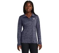 Under Armour Tech Twist Warmup 1/2 Zip Manica Lunga Donna in grigio-blu, Taglia: L