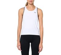 Under Armour Donna Tech Knockout Tank, Top sportivo donna, Canottiera sportiva leggera, traspirante e ottima per l'allenamento, Bianco / Nero, XS