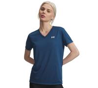 Under Armour Maglia Tech manica corta scollo a V (498) Wham Blu/Bianco Donna L