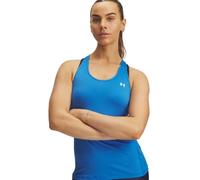 Under Armour Donna Tech Mesh Racer Tank, Canotta Palestra in Rete Traspirante con Retro in Stile Racer Classico, Canottiera Sportiva Traspirante con Orlo Sagomato,Blue Atlantis/White,MD