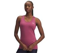 Under Armour Donna Tech Mesh Racer Tank, Canotta Palestra in Rete Traspirante con Retro in Stile Racer Classico, Canottiera Sportiva Traspirante con Orlo Sagomato,Fuchsia Dusk/White,XS