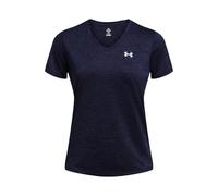Under Armour Maglia Tech Twist - Scollo a V, Manica Corta - Donna Blu XL