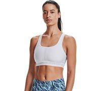 Under Armour Crossback Mid W - reggiseno sportivo medio sostegno - donna S White woman Ua Heatgear