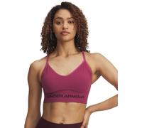 Under Armour Vanish Reggiseno Basso Senza Cuciture - Fucsia Crepuscolo / / Marrone Scuro - LG