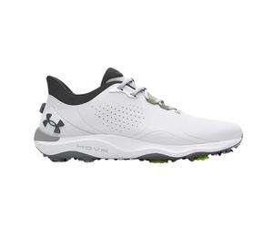Under Armour Drive Pro scarpe da golf uomo, bianche, con chiodi, 44, larga, bianco
