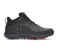 Under Armour Drive Winterized scarpe da golf da uomo, anthracite/clay green/metallic gun metal, con chiodi, 9.5, 43, standard, nero