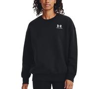Under Armour - Women's Essential Fleece OS Crew - Maglione XS nero