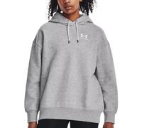 Under Armour Essential Fleece Os Hoodie Grigio L Donna