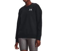 Under Armour Essential Fleece Crew-BLK Felpe L Nero
