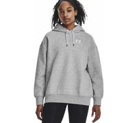 Under Armour Essential Icon Fleece Oversized W - felpa con cappuccio - donna S Grey woman